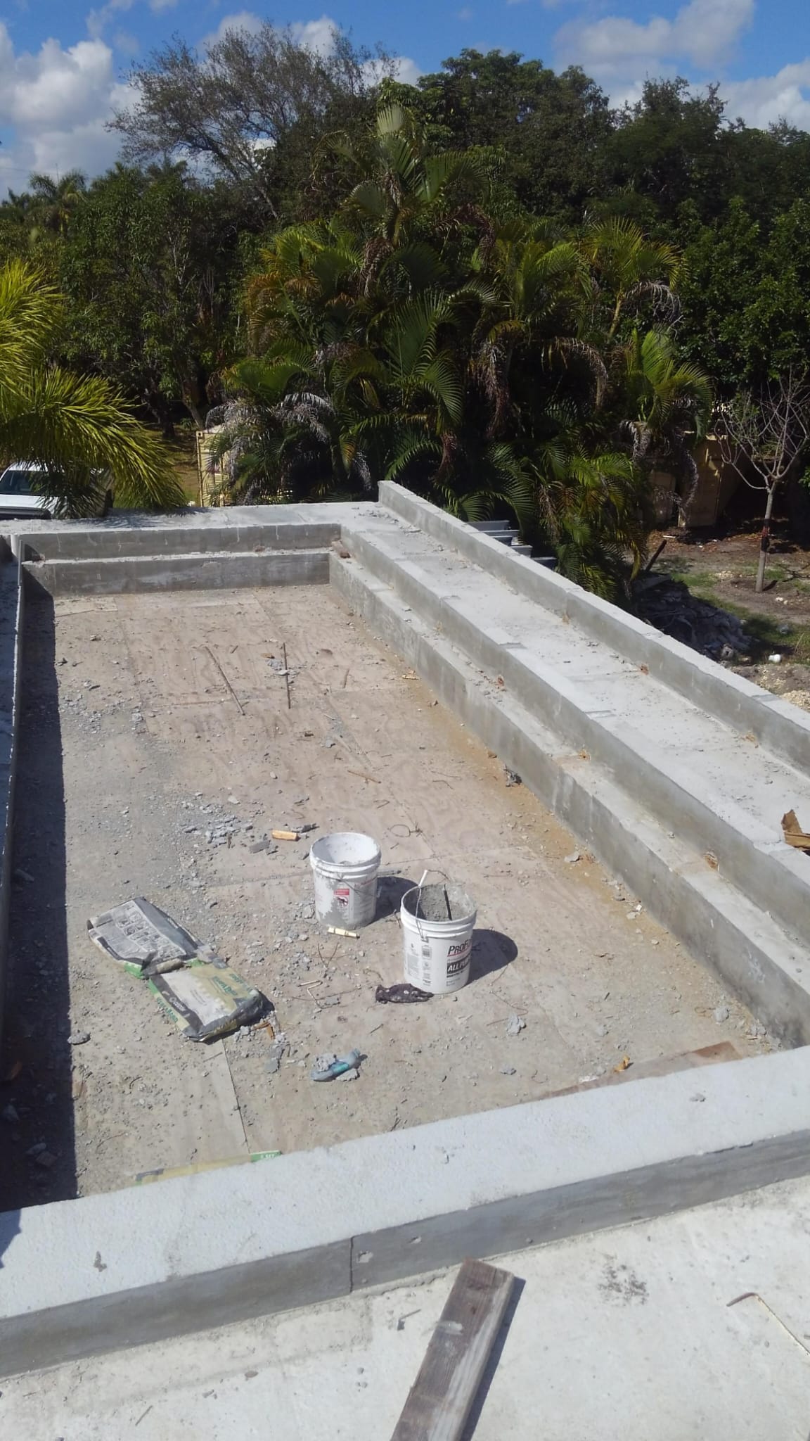 Before pool maintenance