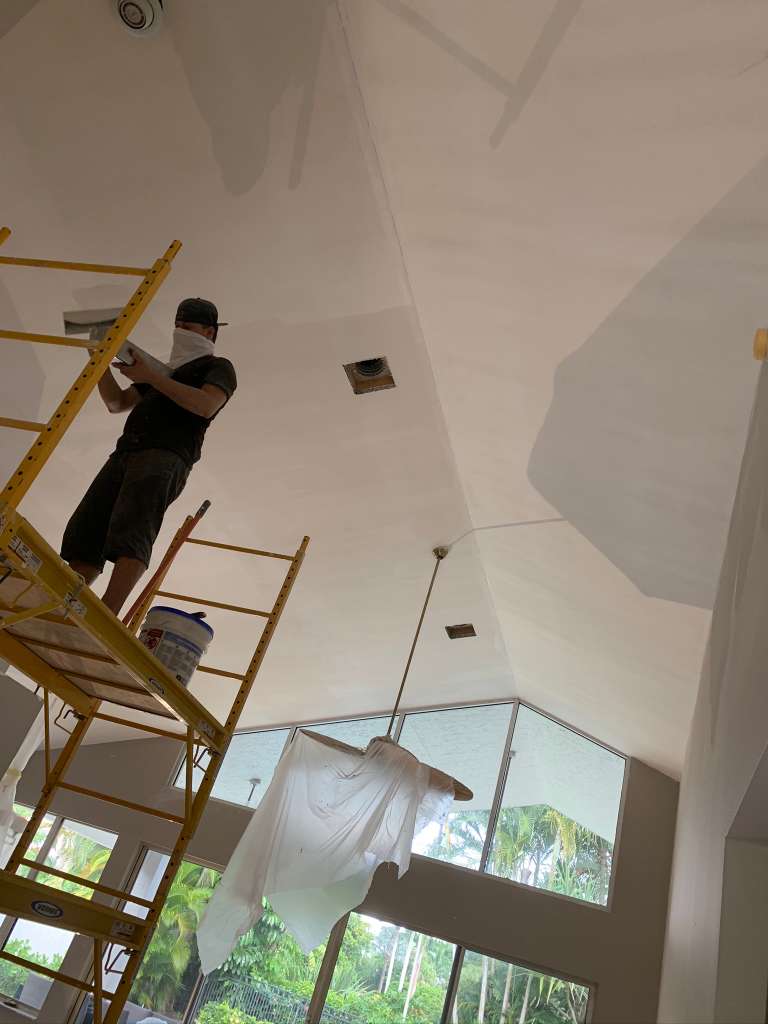 After interior painting