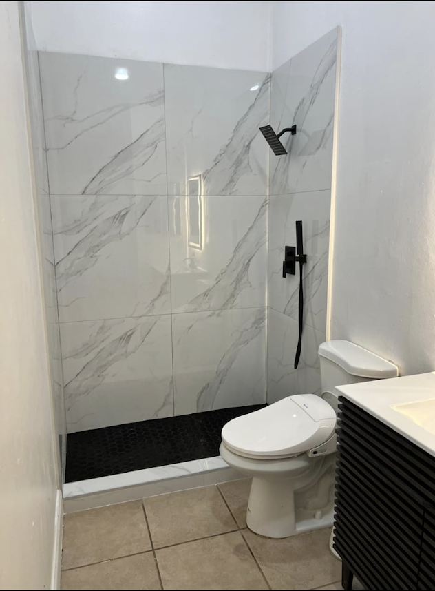 After bathroom remodeling
