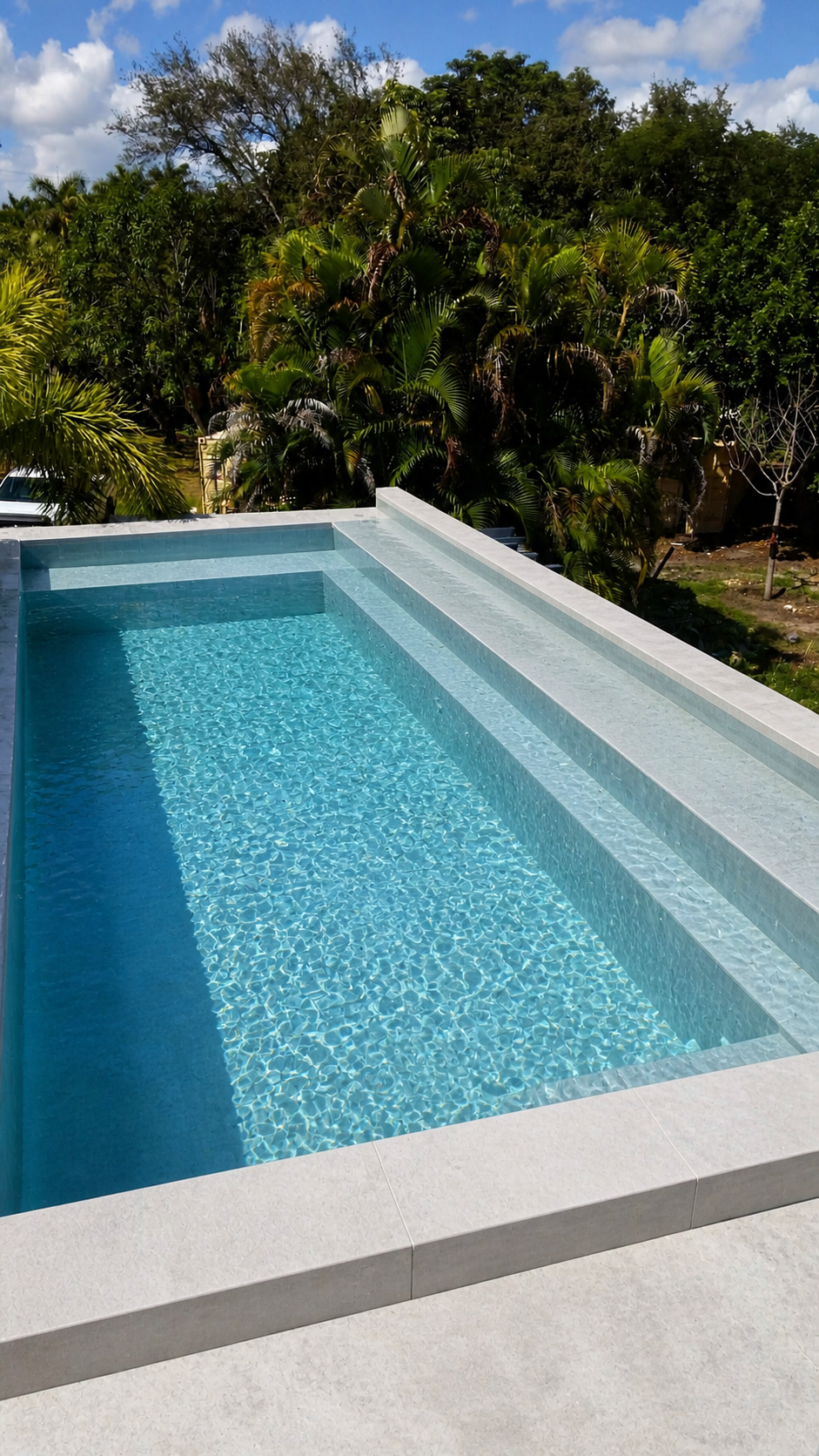 After pool maintenance