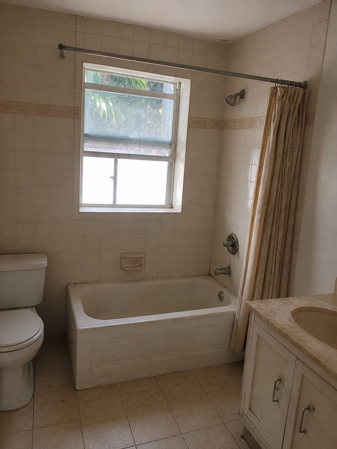 Before shower remodeling